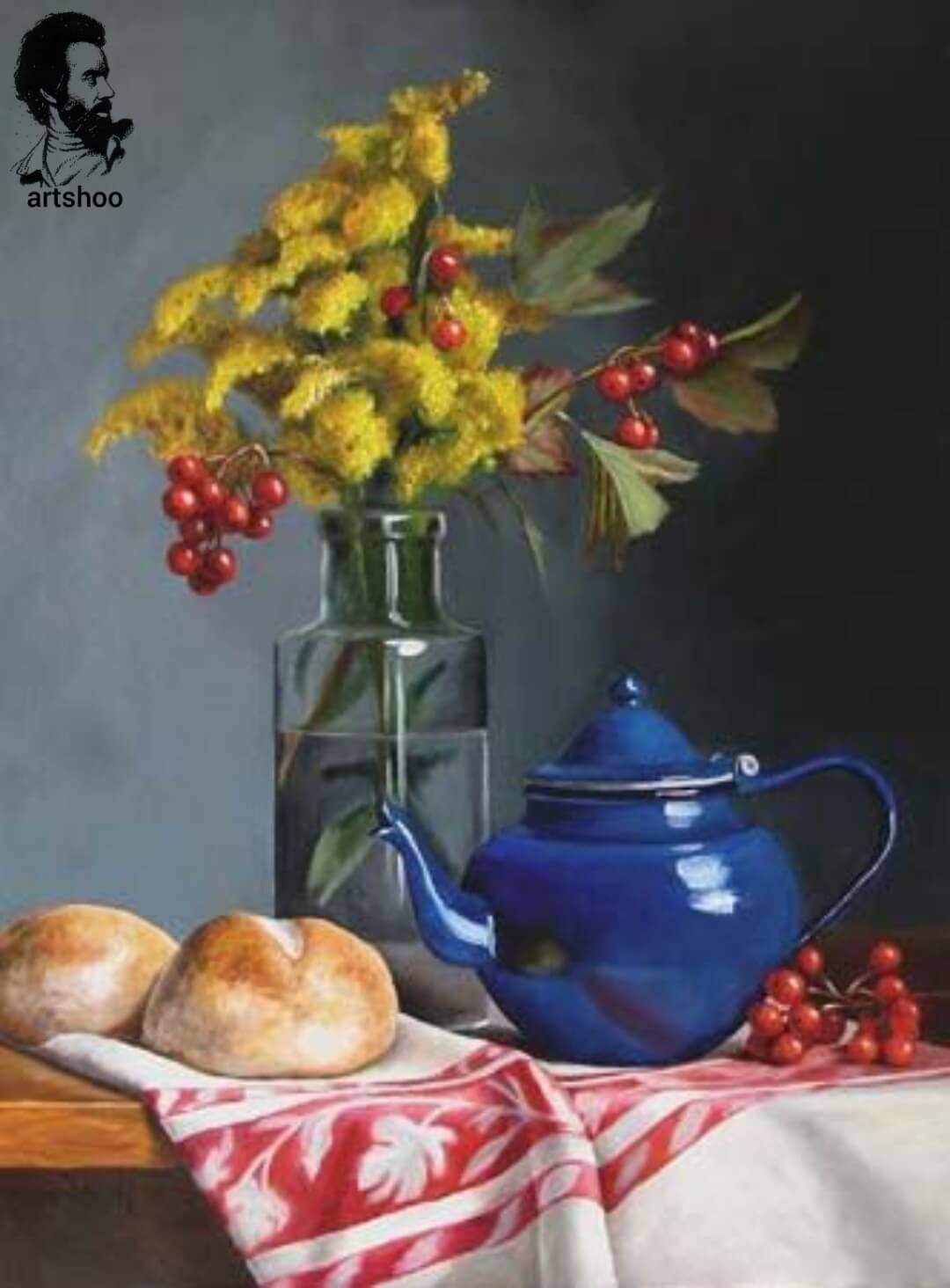 آموزش نقاشی رنگ روغن